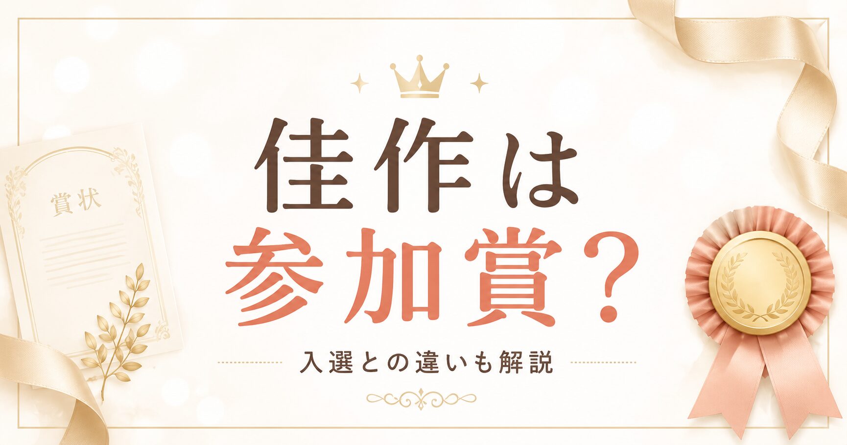 佳作 みんなもらえる？